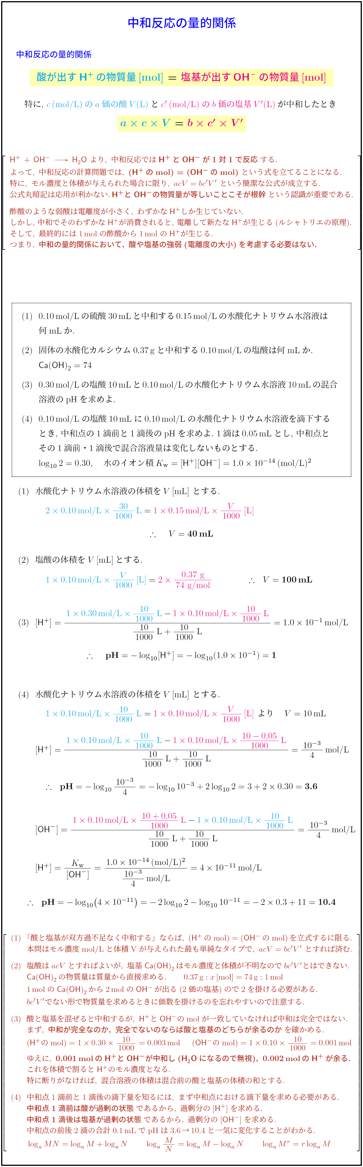 neutralization-titration