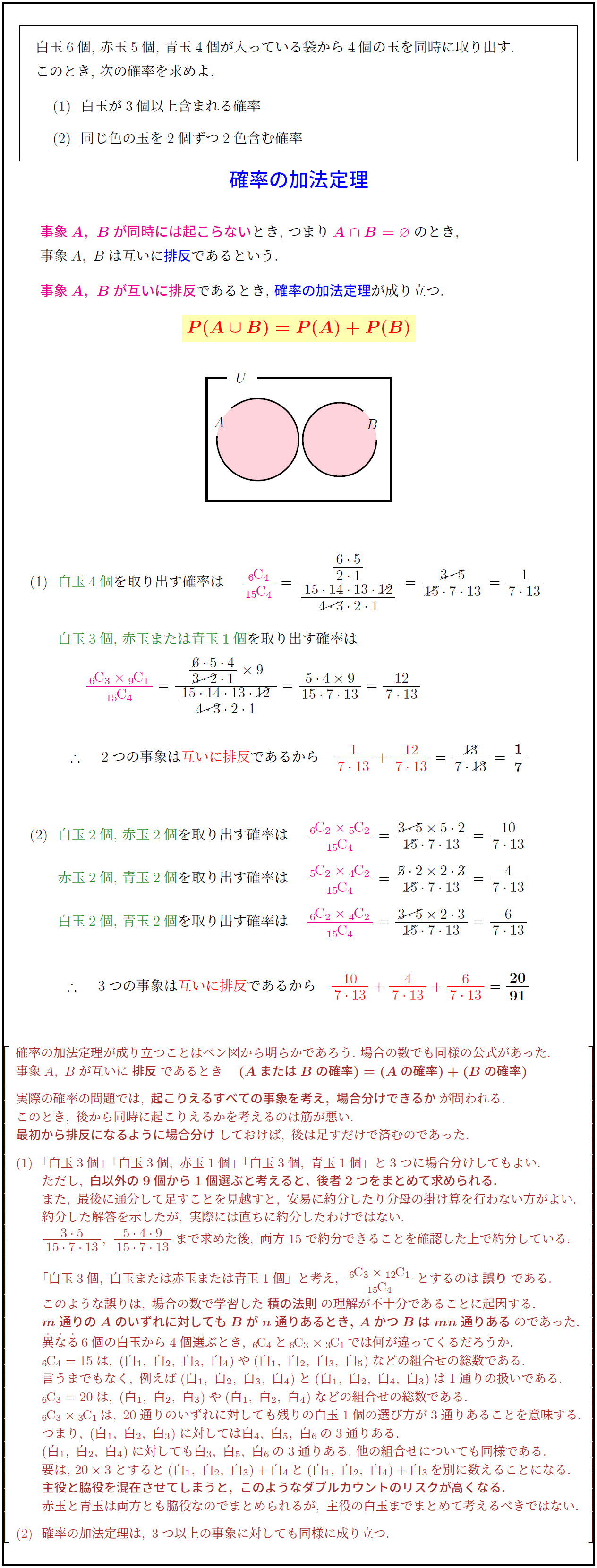 定理 加法 加法定理の証明【最重要公式】の解説と東大で出題された理由